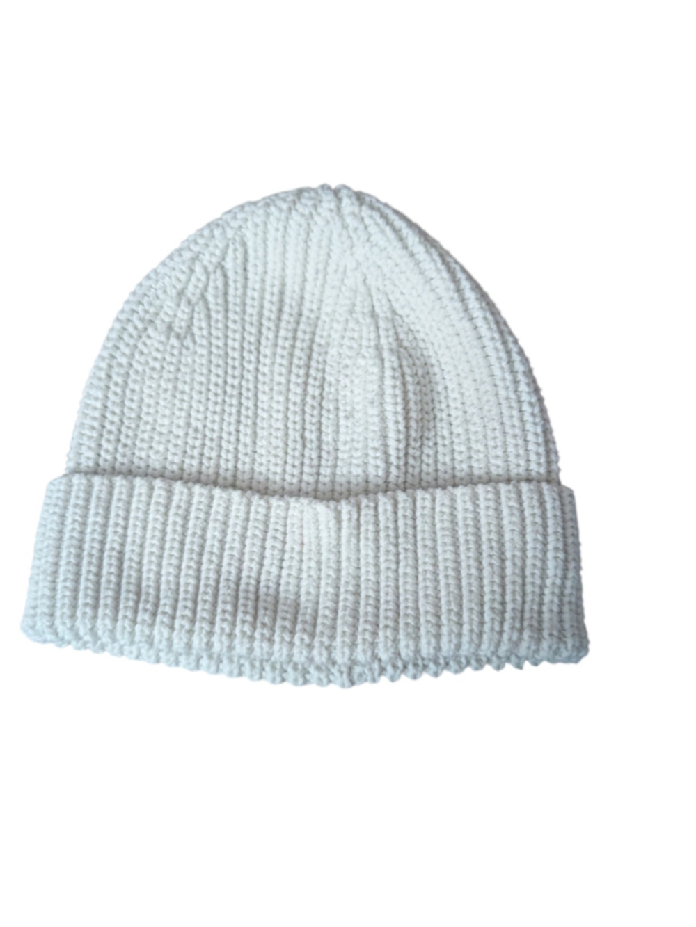 FREE! A New Day White Ribbed Knit Beanie